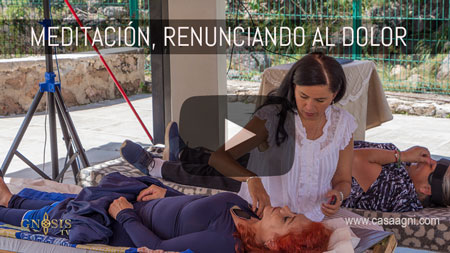 meditación renunciando al dolor